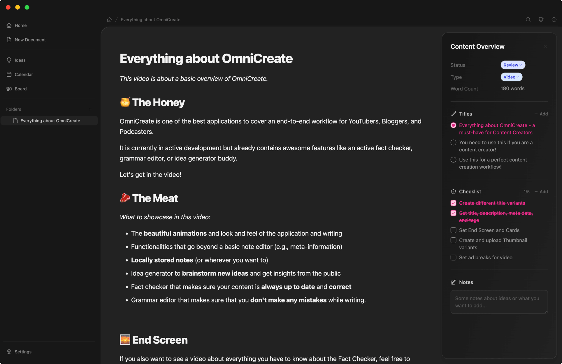 Product Showcase Dark